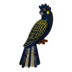 Bella The Black Cockatoo Brooch