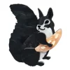 Bellisimo Black Squirrel Brooch