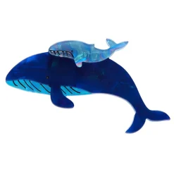 Benevolent Behemoths Blue Whale Brooch