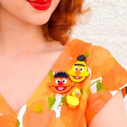 Bert & Ernie Brooch