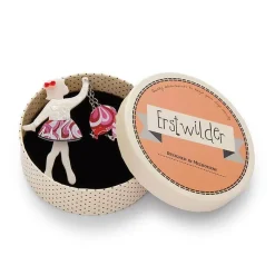 Bev And The Flying Balloon Brooch