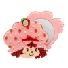 Big Adorable Strawberry Smile Mirror Compact
