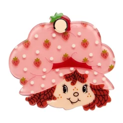 Big Adorable Strawberry Smile Mirror Compact