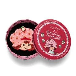 Big Adorable Strawberry Smile Mirror Compact