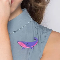 Big Blue Brooch