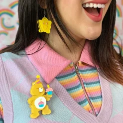 Birthday Bear'S Cake Brooch