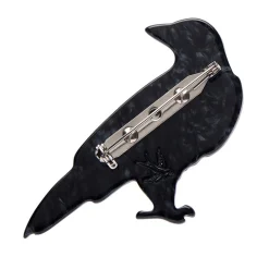 Black As Night Brooch