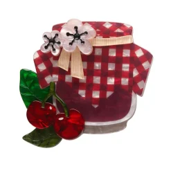 Black Cherry Bounce Brooch
