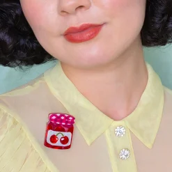 Black Cherry Precious Preserve Mini Brooch