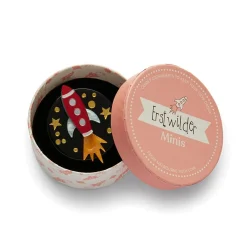 Blast Off! Mini Brooch