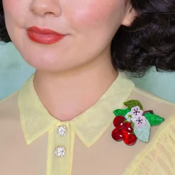 Blossoming Cherries Brooch