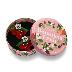 Blossoming Cherries Hair Clips Set - 2 Piece