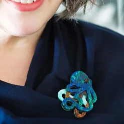 Blue Blood Brooch
