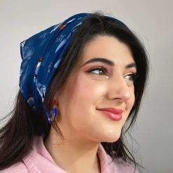 Blue Jay Way Head Scarf Navy