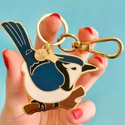 Blue Jay Way Key Ring