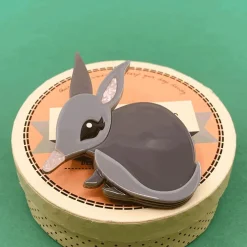 Blushing Bilby Brooch
