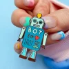 Bot To Trot Enamel Pin