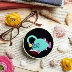 Bright-Eyed Bibliophile Brooch