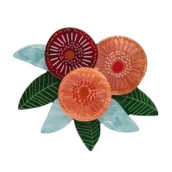 Brilliant Blossoms Flowering Gum Brooch