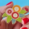 Brilliant Blossoms Flowering Gum Enamel Pin