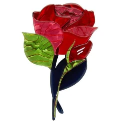 Budding Romance Rose Brooch