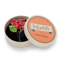 Budding Romance Rose Brooch