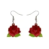 Budding Romance Rose Drop Earrings