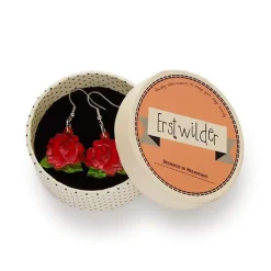 Budding Romance Rose Drop Earrings