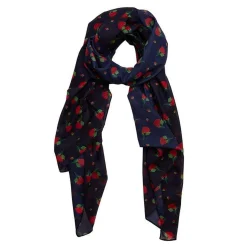 Budding Romance Rose Large Neck Scarf