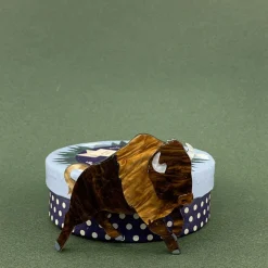 Buffalo Bull Brooch