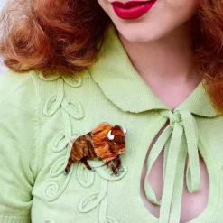 Buffalo Bull Brooch