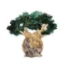 Bulbous Baobab Tree Brooch