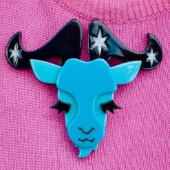 Capricorn The Controlled Brooch