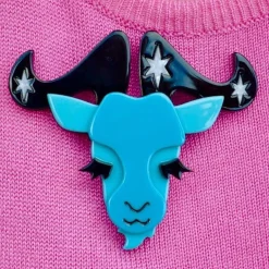 Capricorn The Controlled Brooch