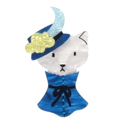 Cat In A Hat Brooch