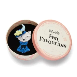 Cat In A Hat Brooch