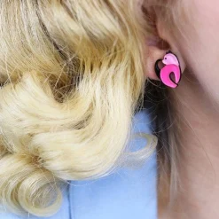 Cat Walk Stud Cat Earrings