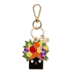 Catmen Miranda Enamel Key Ring