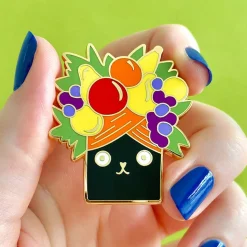 Catmen Miranda Enamel Pin
