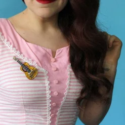 Celebrated Six String Brooch