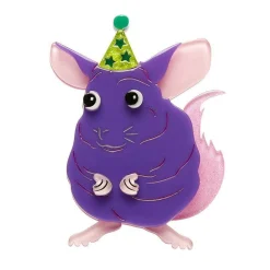 Chaz The Chinchilla Brooch