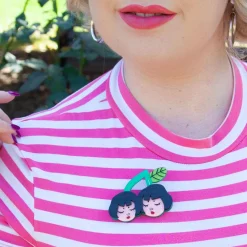 Cherry Twins Brooch