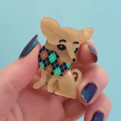 Chi Chi Chihuahua Mini Brooch