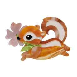 Chocolate The Chipmunk Brooch