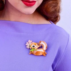 Chocolate The Chipmunk Brooch