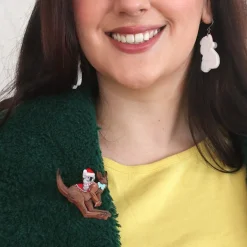 Christmas Bounce Brooch