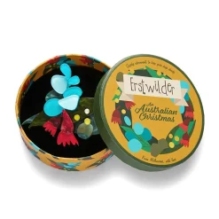 Christmas Holly-Days Brooch