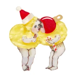 Christmas Kisses Brooch