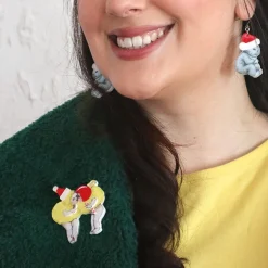 Christmas Kisses Brooch