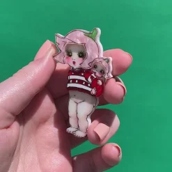 Christmas Sweater Petal Brooch